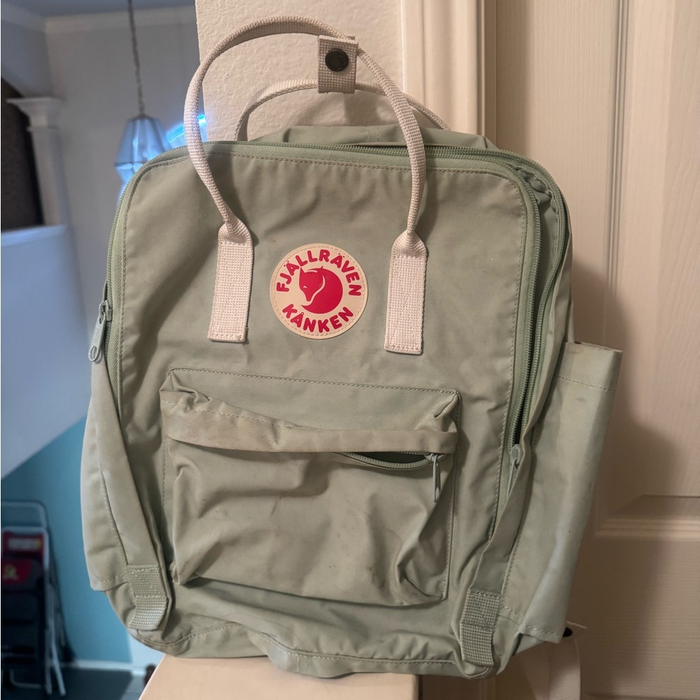 Fjällräven Light Green Backpack